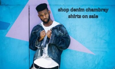 shop denim chambray shirts on sale