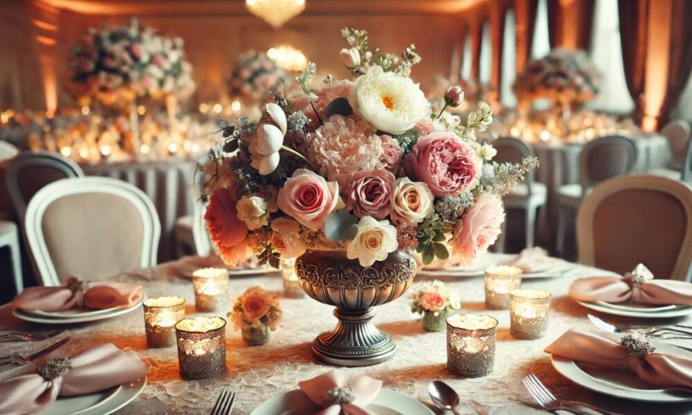 centerpieces at wedding receptions nyt