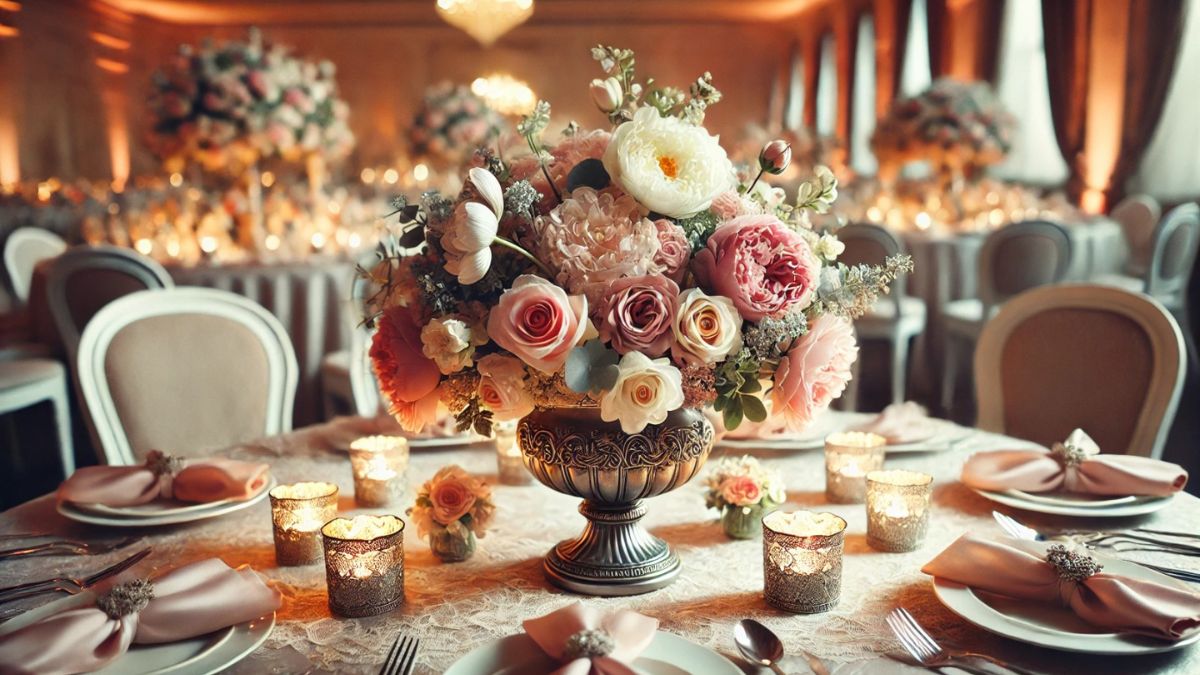 centerpieces at wedding receptions nyt