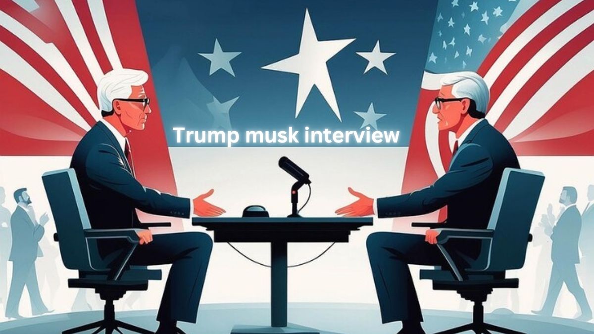 trump musk interview