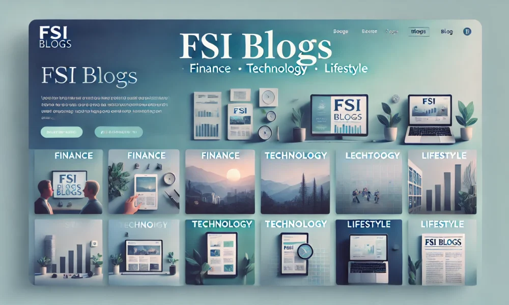 Understanding FSI Blogs A Comprehensive Guide to the Future of Financial Services Insights