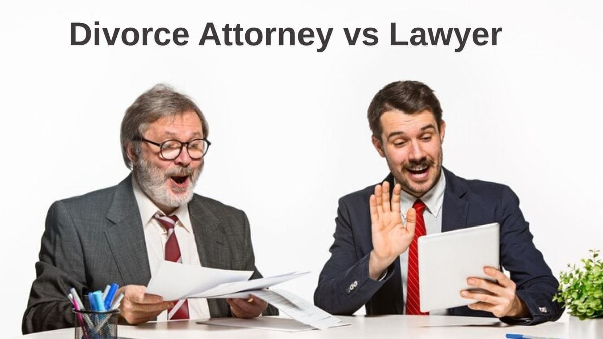 divorce attorney vs lawyer